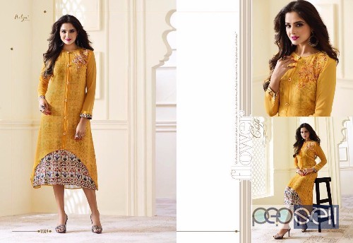 georgette kurtis from lt 1501 series catalog at wholesale moq- 12pcs no singles size- m to 3xl 2 