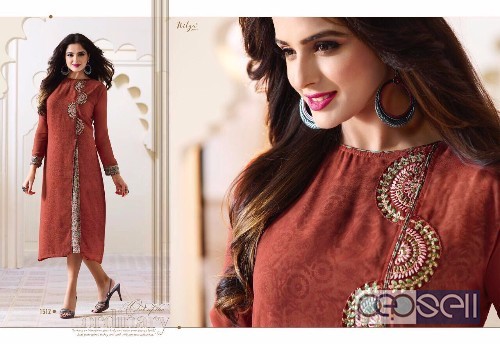georgette kurtis from lt 1501 series catalog at wholesale moq- 12pcs no singles size- m to 3xl 3 