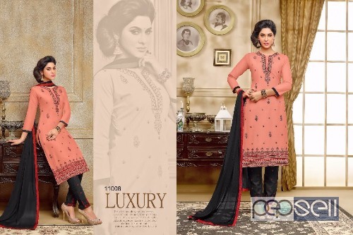 elegant kapil jhankar cotton embrodiered suits with nazneen dupatta available 5 