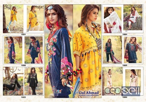 elegant shree fab gul ahmed cotton pakistani suits with chiffon dupatta available 5 