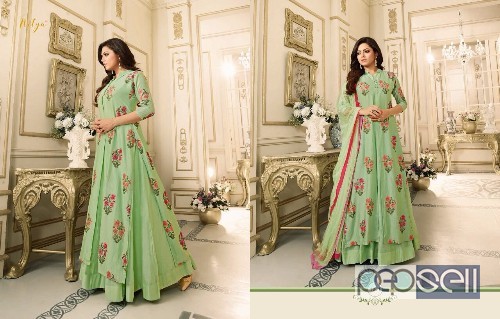 ravishing heavy designer georgette and silk nitya vol 109 salwar suits available 2 