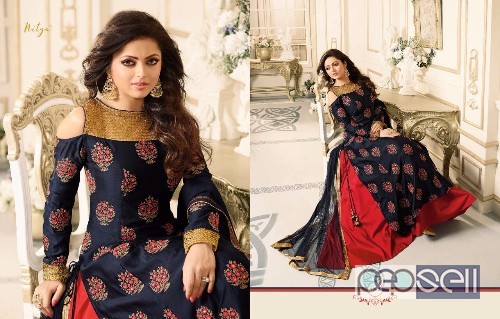 ravishing heavy designer georgette and silk nitya vol 109 salwar suits available 3 