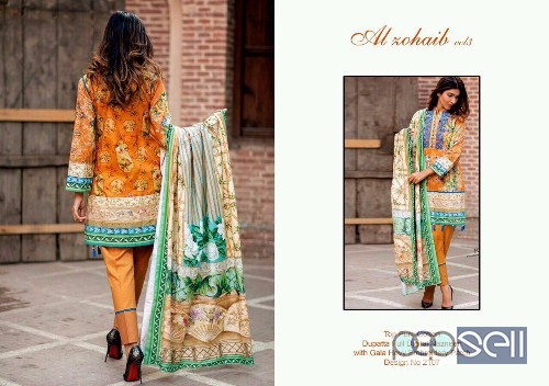 elegant m pankaj al zohaib vol 3 lawn cotton pakistani suits available 3 
