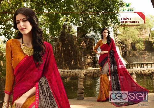 georgette printed sarees from sanskar suhane pal vol13 at wholesale moq- 18pcs no singles 2 