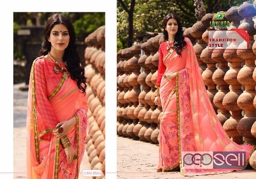 georgette printed sarees from sanskar suhane pal vol13 at wholesale moq- 18pcs no singles 4 