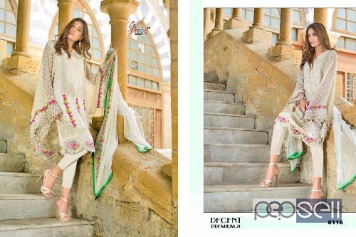 elegant shree fabs decent premium vol 8 georgette pakistani suits available 0 