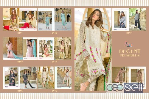 elegant shree fabs decent premium vol 8 georgette pakistani suits available 3 