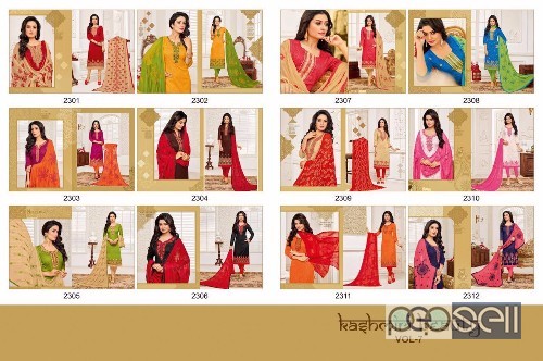 elegant rr fashion kashmir beauty vol 7 cambric jaquard suits available 4 