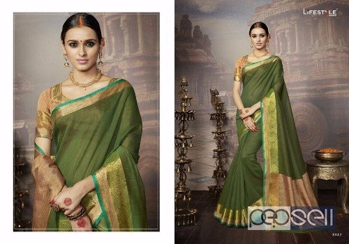 elegant lifestyle khadi silk vol 12 weaving silk sarees with running blouse available 2 