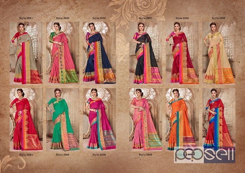 elegant shangrila liva handloom silk weaving sarees with blouse piece avaialble 0 