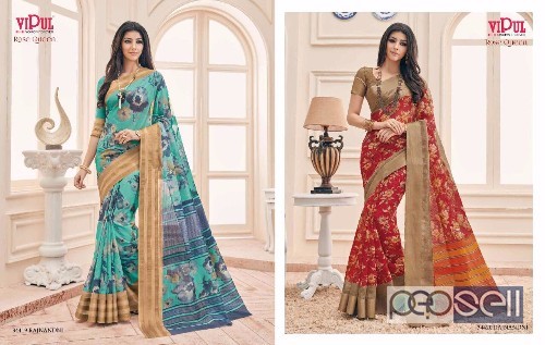 elegant vipul rose queen raj nandini fancy designer sarees available 2 