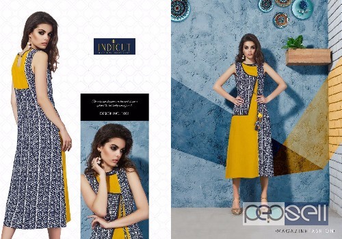 elegant indicut glamour rayon printed fashionable kurtis available 1 