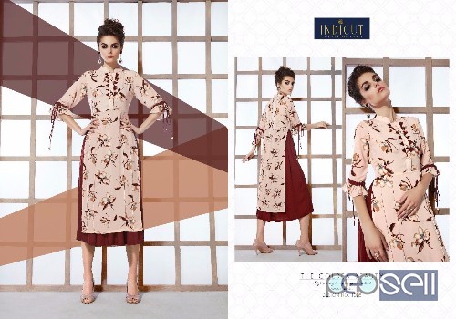 elegant indicut glamour rayon printed fashionable kurtis available 3 