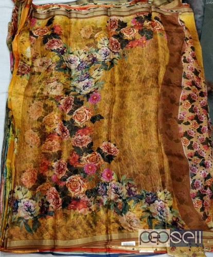 elegant kota digital printed sarees with running blouse available 5 