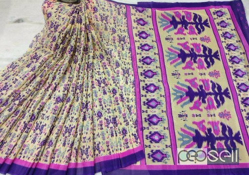 elegant kalamkari and pochampally printed manipuri kota silk sarees available 4 