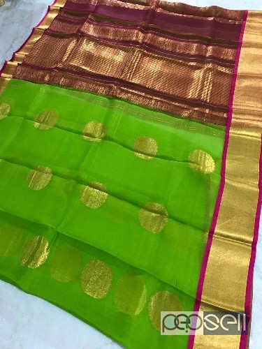 kanchi organza silk sarees at wholesale- rs4000 each  interested buyers in more designs and collections from kanchi organza silk sarees can contact us 1 