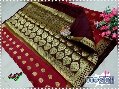 SDF brand organza silk sarees- rs800 each moq- 10pcs no singles or retail 5 
