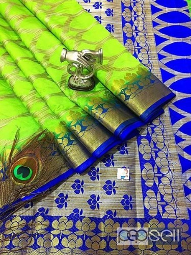 SF brand organza silk sarees- rs750 each moq- 10pcs no singles or retail 3 