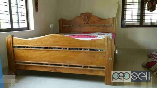 Brown Wooden Bed Frame for sale at Chalakudy 0 