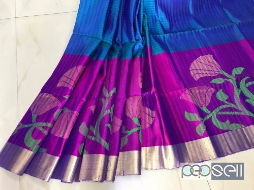 elegant gadwal soft jute silk sarees with jamdani design all over body and blouse available 1 