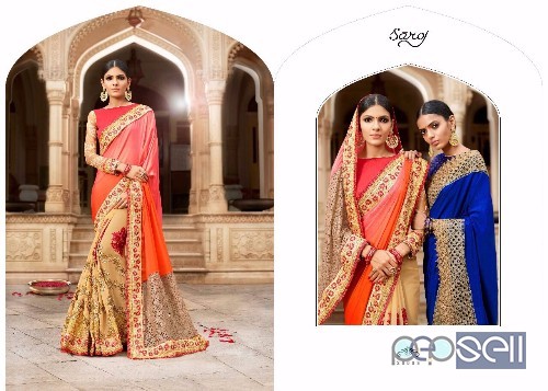 saroj aashiyana designer sarees catalog available at wholesale moq- 8pcs price- rs1850 each no singles 2 