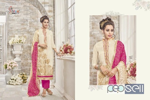 shree fabs first choice vol18 georgette catalog at wholesale moq- 8pcs no singles price- rs1140 each 2 