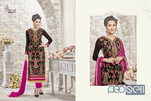 shree fabs first choice vol18 georgette catalog at wholesale moq- 8pcs no singles price- rs1140 each 5 