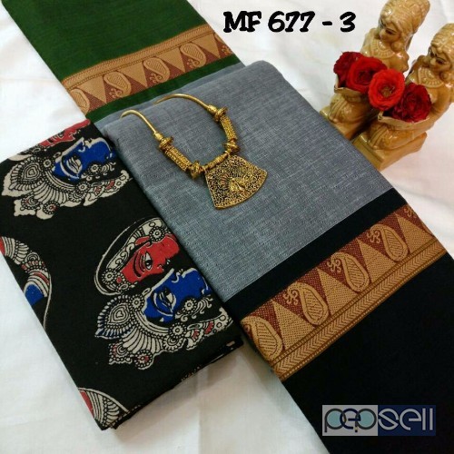 MF-677 chettinad cotton sarees combo price- rs750 each moq- 10pcs no singles or retail 0 