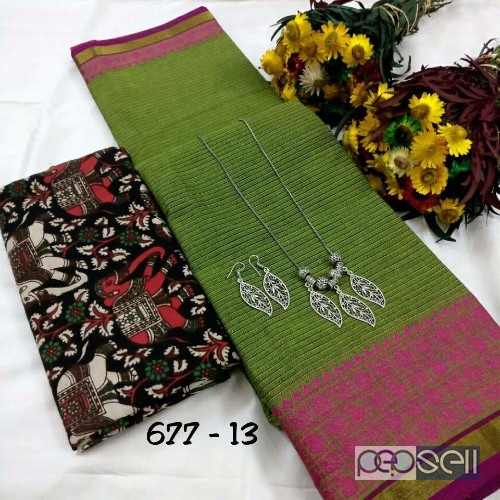 MF-677 chettinad cotton sarees combo price- rs750 each moq- 10pcs no singles or retail 2 