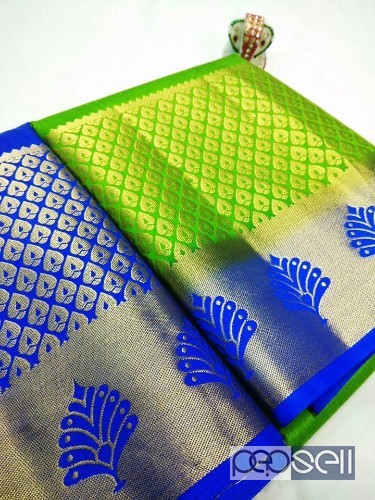elegant rajtilak tussar silk sarees with leaf design and contrast border with pallu and blouse 1 