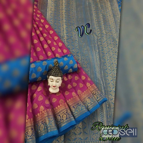 VC brand narrate your navrathri silk sarees- rs800 each moq- 10pcs no singles or retail interested buyers can contact us 3 