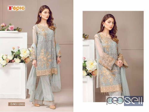 elegant fepic rosemeen pret georgette pakistani suits with nazneen dupatta available 1 