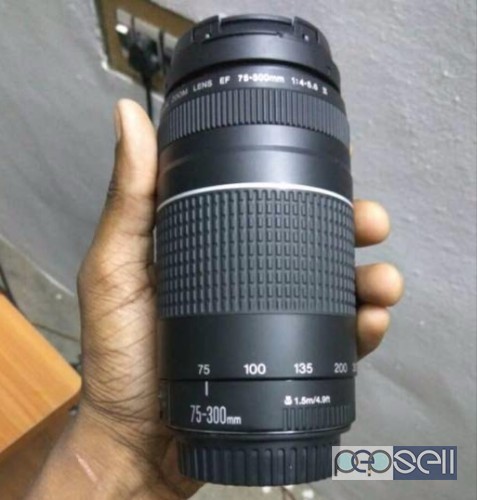 Canon mount 75-300 EF Lens for sale at Chalakudy 0 