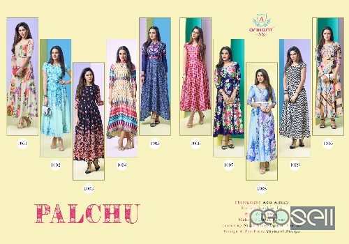 magnificent arihant palchu satin georgette printed gowns avaialble in all sizes 1 