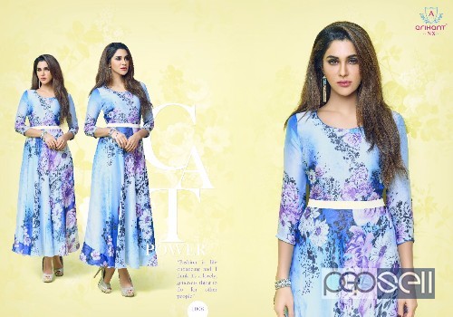 magnificent arihant palchu satin georgette printed gowns avaialble in all sizes 3 