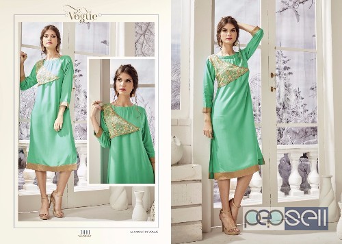 elegant yazoo fashion ruhi rayon plain color fashionable kurtis available in all sizes 1 