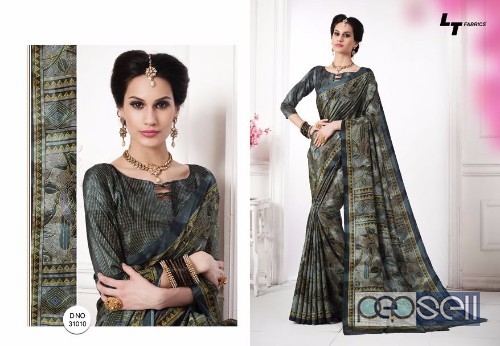 elegant lt kanjivaram vol 2 silk printed fashionable sarees with blouse piece avaialble 0 
