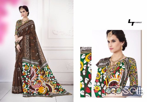 elegant lt kanjivaram vol 2 silk printed fashionable sarees with blouse piece avaialble 2 