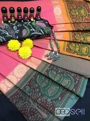 VB brand cotton chettinad sarees  price- rs750 each moq- 10pcs no singles or retail 4 