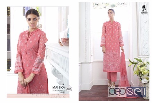elegant sahiba mahira pure cotton embroidery suits with digital print available 0 