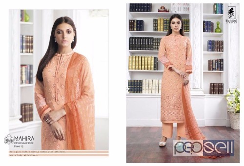 elegant sahiba mahira pure cotton embroidery suits with digital print available 5 