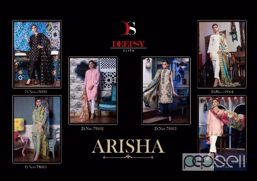 deepsy arisha cotton satin suits catalog at wholesale available moq- 6pcs no singles price- rs840 each 0 
