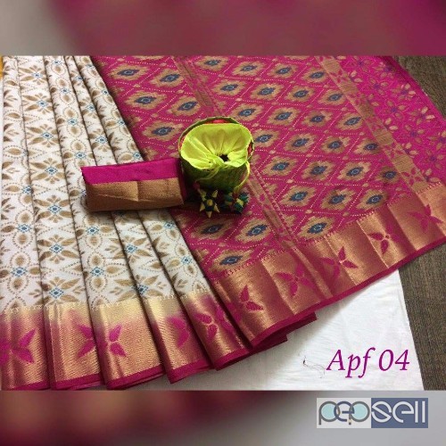 APF brand kicha silk sarees non catalog at wholesale price- rs800 each moq- 10pcs no singles or retail 0 