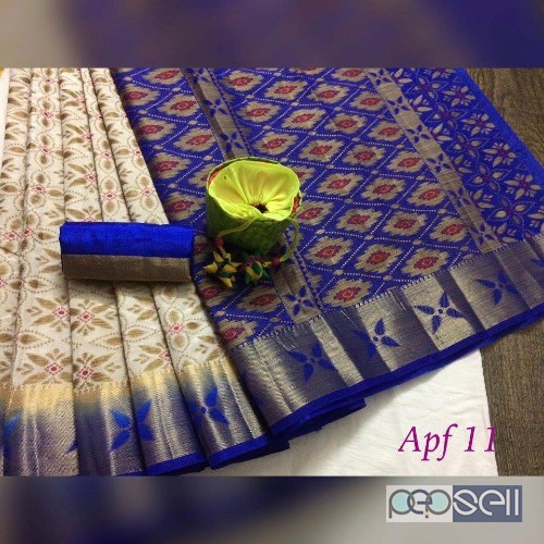 APF brand kicha silk sarees non catalog at wholesale price- rs800 each moq- 10pcs no singles or retail 1 