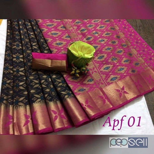 APF brand kicha silk sarees non catalog at wholesale price- rs800 each moq- 10pcs no singles or retail 3 