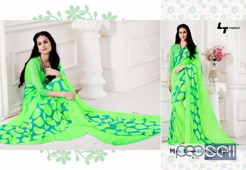 nitya lt zara vol20 weightless georgette printed sarees catalog at wholesale moq- 22pcs no singles price- rs300 each 0 