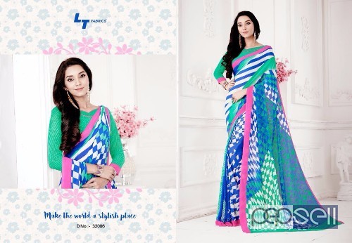 nitya lt zara vol20 weightless georgette printed sarees catalog at wholesale moq- 22pcs no singles price- rs300 each 2 