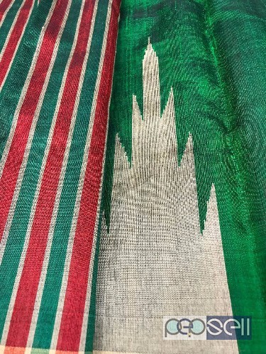 pure dupion silk sarees- rs3000 each 4 