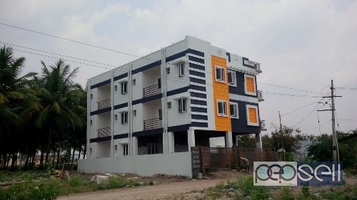  2 BHK East-facing semi furnished flat with carparking for immediate sale. 5 