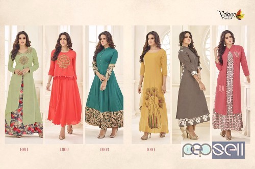 volono palak silk designer gowns catalog at wholesale available moq- 6pcs no singles price- rs870 each size- m to 3xl 3 
